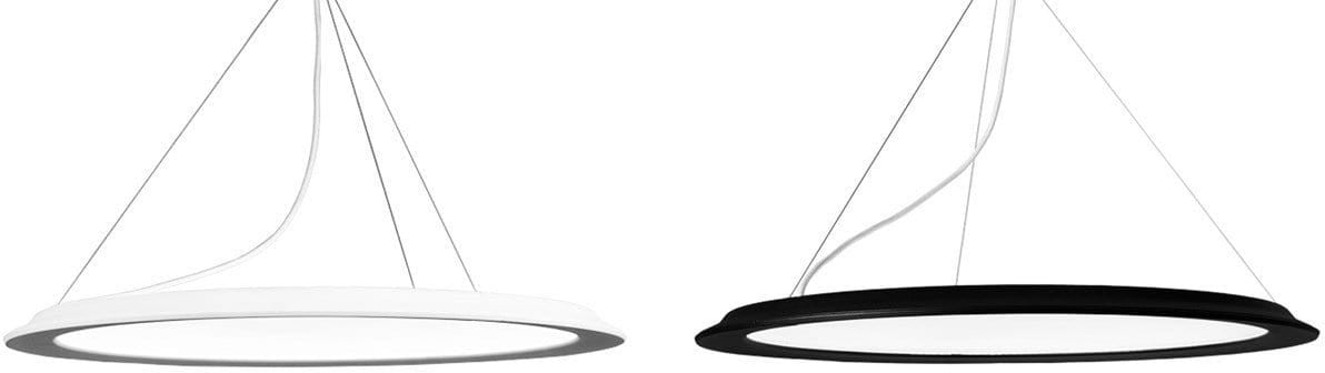 K1 Home Decore FAGERHULT 537 Appareo Circular Black/White Pendant Light