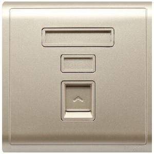 Schneider 1 Gang Shuttered Keystone Wallplate - DELIGHT OptoElectronics Pte. Ltd