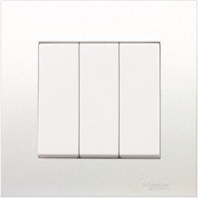 Schneider 16AX 250V 3Gang 2Way Switch - DELIGHT OptoElectronics Pte. Ltd