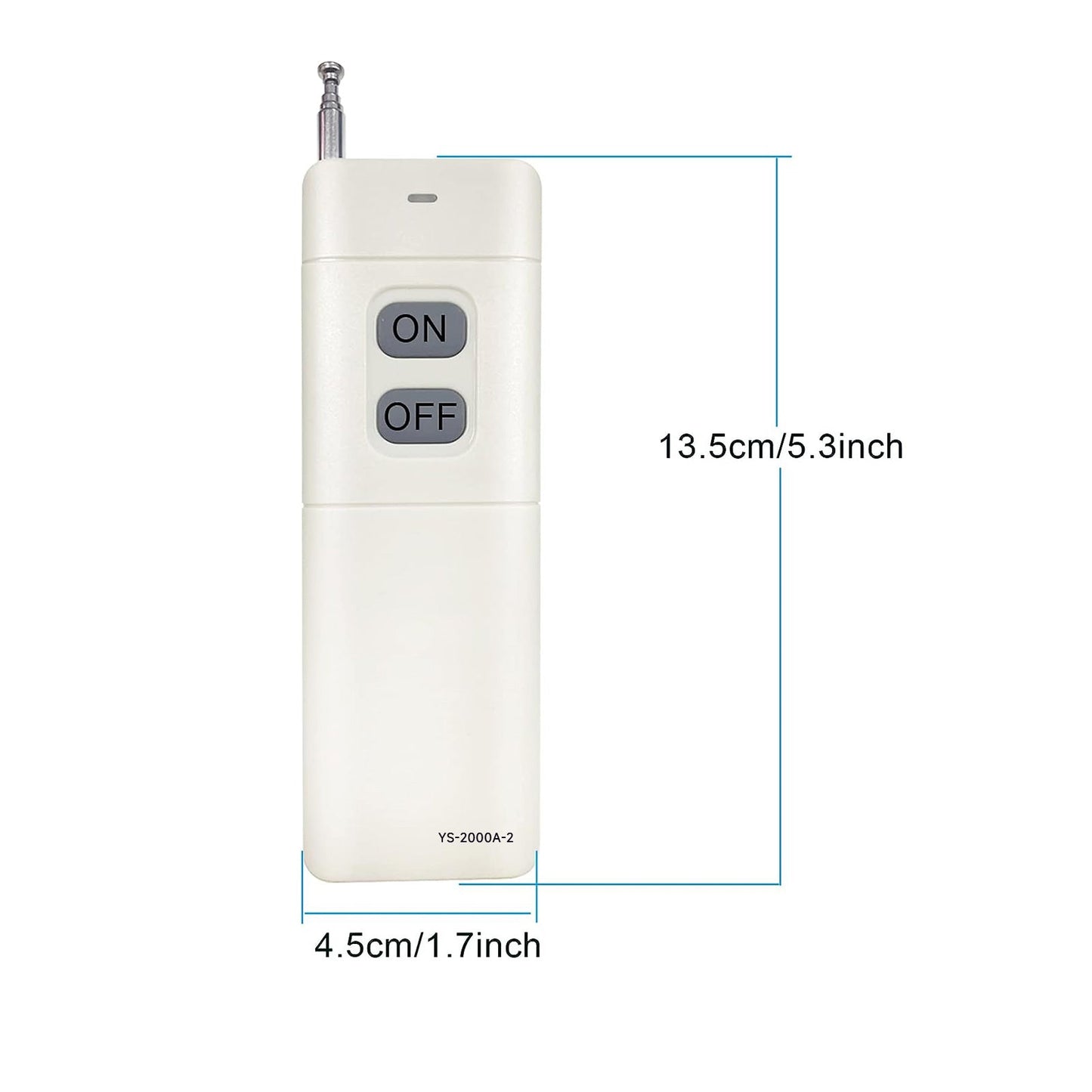 YASONG Wireless Remote Control 500 Meters（No Wall) Control alarm Turn on or Turn off One Alarm Can Be Equipped with Up to 60 Remote Controls