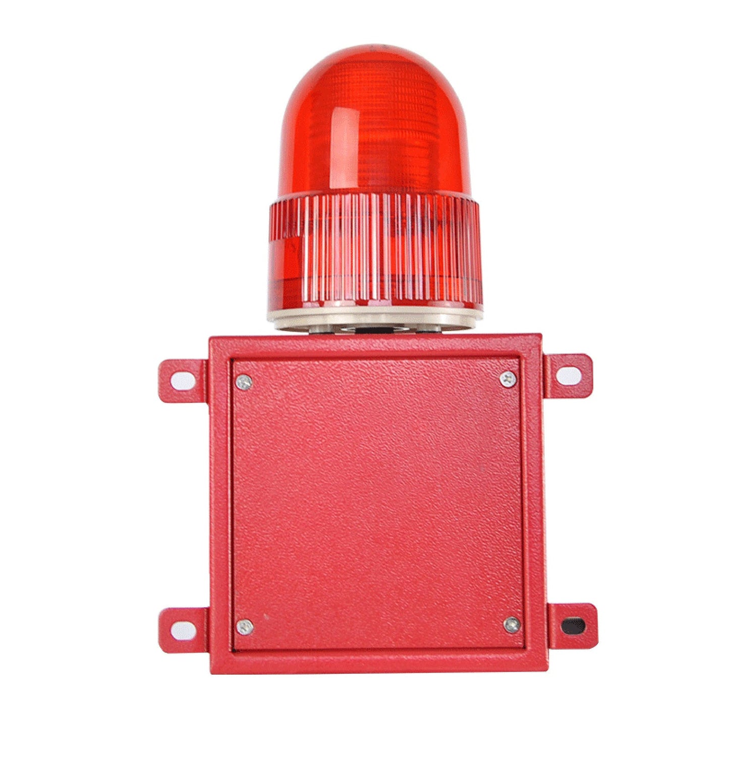 YASONG Siren Alarm with Led Strobe Light 120dB Loud Horn 25W Alarm System for Factories, Docks, Transportation and Ports SLB-01