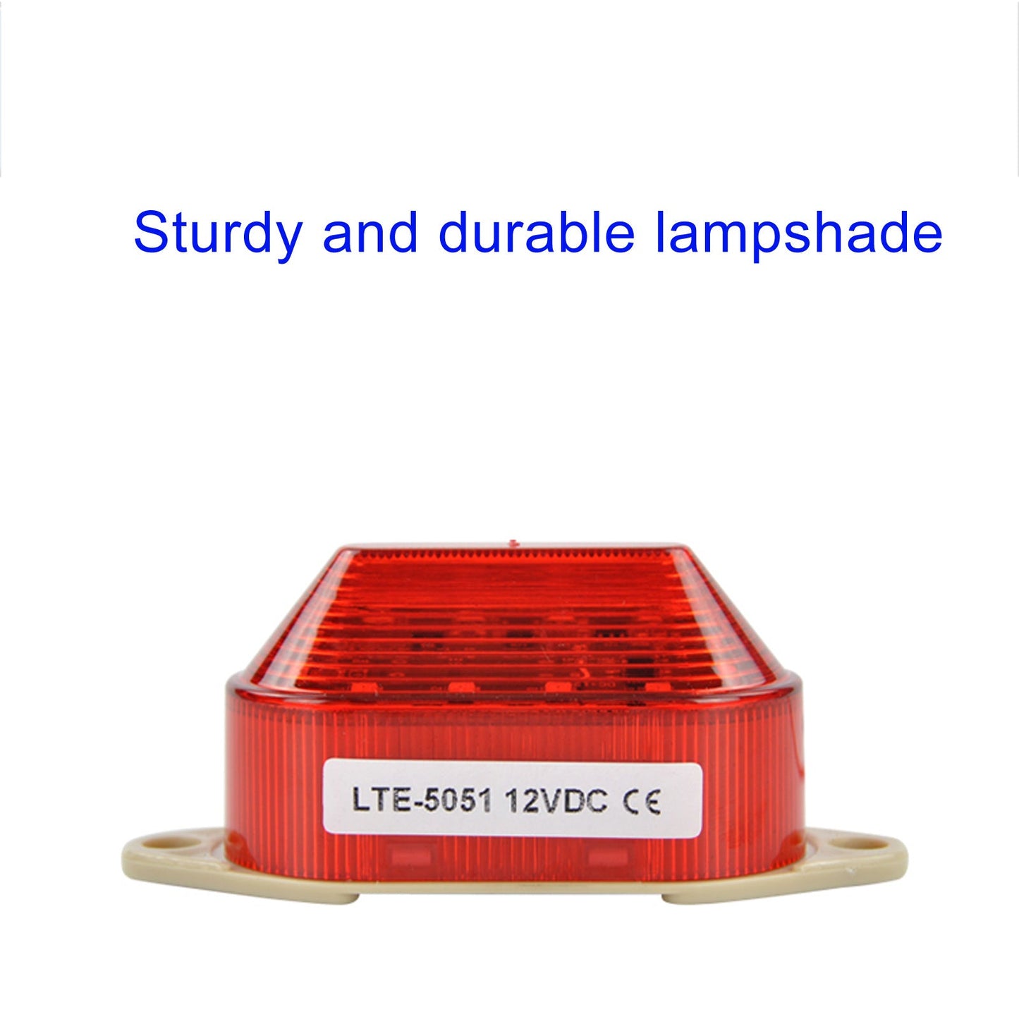 YASONG Led Strobe Flashing Light Mini Mechanical Emergency Signal Warning Light with No Sound for Equipment, Workshops, Factory