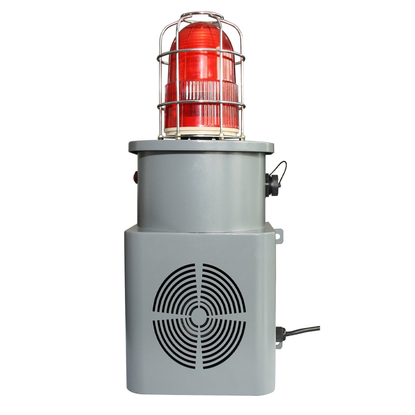 YASONG Alarm Siren  130dB Horn Speaker 50W Adjustable Volume and Tone Anti-collision Outdoor Sirens Alarm System with Strobe Light for Factories, Terminals, Ports Emergency Alarm Range About of 100-150 Meters