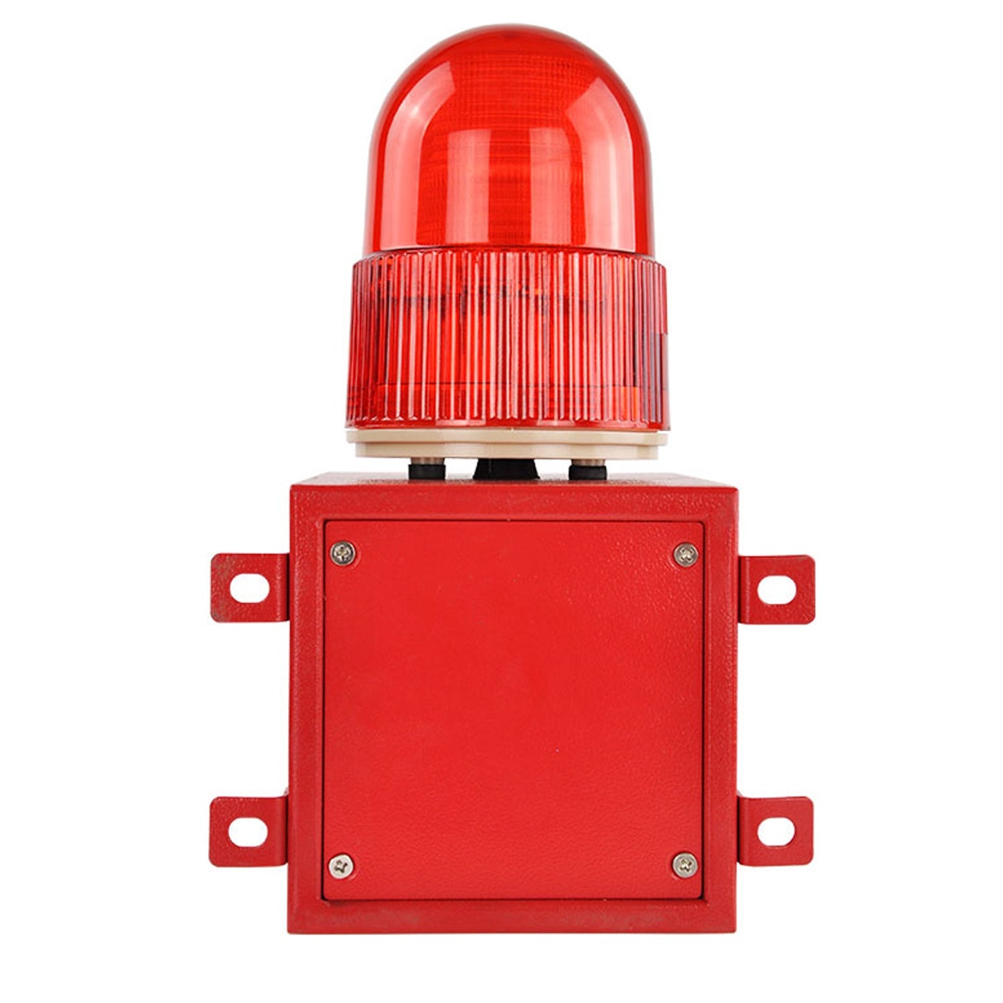 YASONG SLA-01W Motion Sensor & Detector Alarm Siren Waterproof LED Strobe Warning Light Siren with 120dB Horn Power 25W  for Factories, Warehouses and Docks