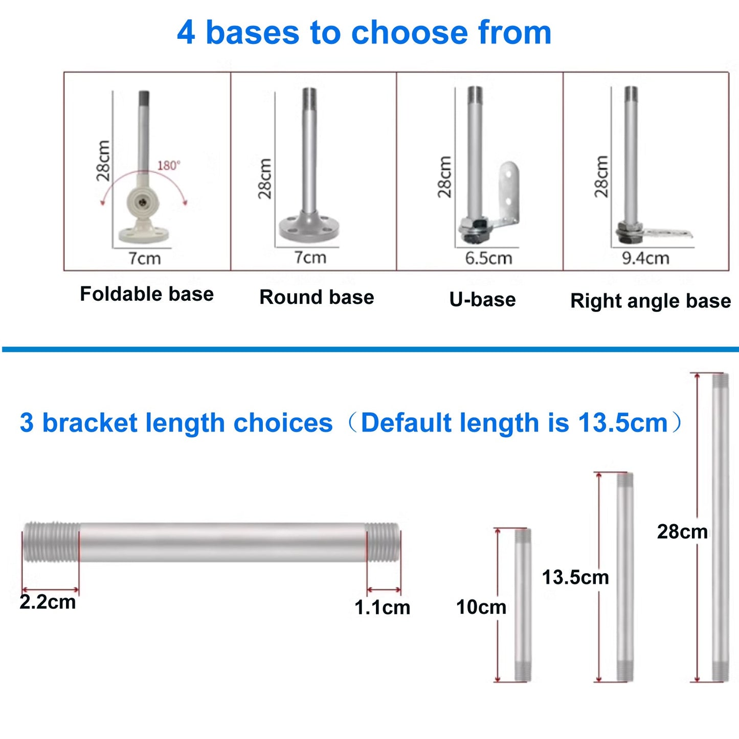 YASONG Tower Light IP65 Waterproof Multilayers Stack Warning Lights with Sound, 4 Types of Base, Flashing Light  For Machine LTA-052WJ