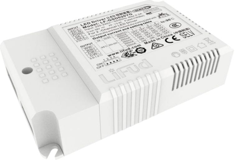 [China] LIFUD LF-GSD series DALI DT8 Tunable White & Flicker-Free LED Driver-Ballast /Drivers-DELIGHT OptoElectronics Pte. Ltd