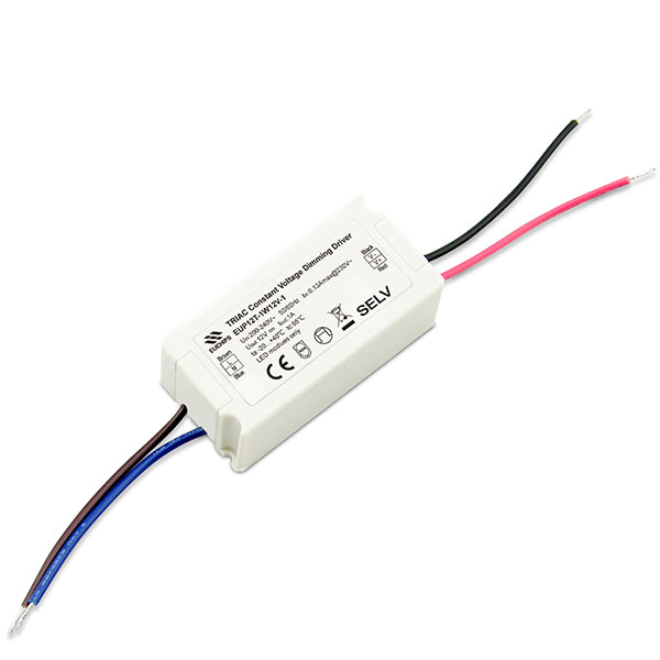 Euchips 12W 12VDC 1A*1ch Constant Voltage Driver EUP12T-1W12V-1-Ballast /Drivers-DELIGHT OptoElectronics Pte. Ltd