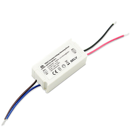 Euchips 12W 12VDC 1A*1ch Constant Voltage Driver EUP12T-1W12V-1-Ballast /Drivers-DELIGHT OptoElectronics Pte. Ltd