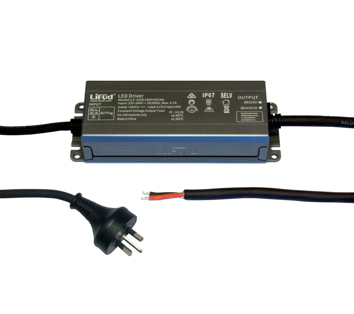 [China]LIFUD GOE Series Constant Voltage LED Driver-Ballast /Drivers-DELIGHT OptoElectronics Pte. Ltd