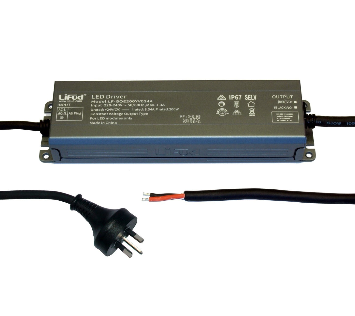 [China]LIFUD GOE Series Constant Voltage LED Driver-Ballast /Drivers-DELIGHT OptoElectronics Pte. Ltd