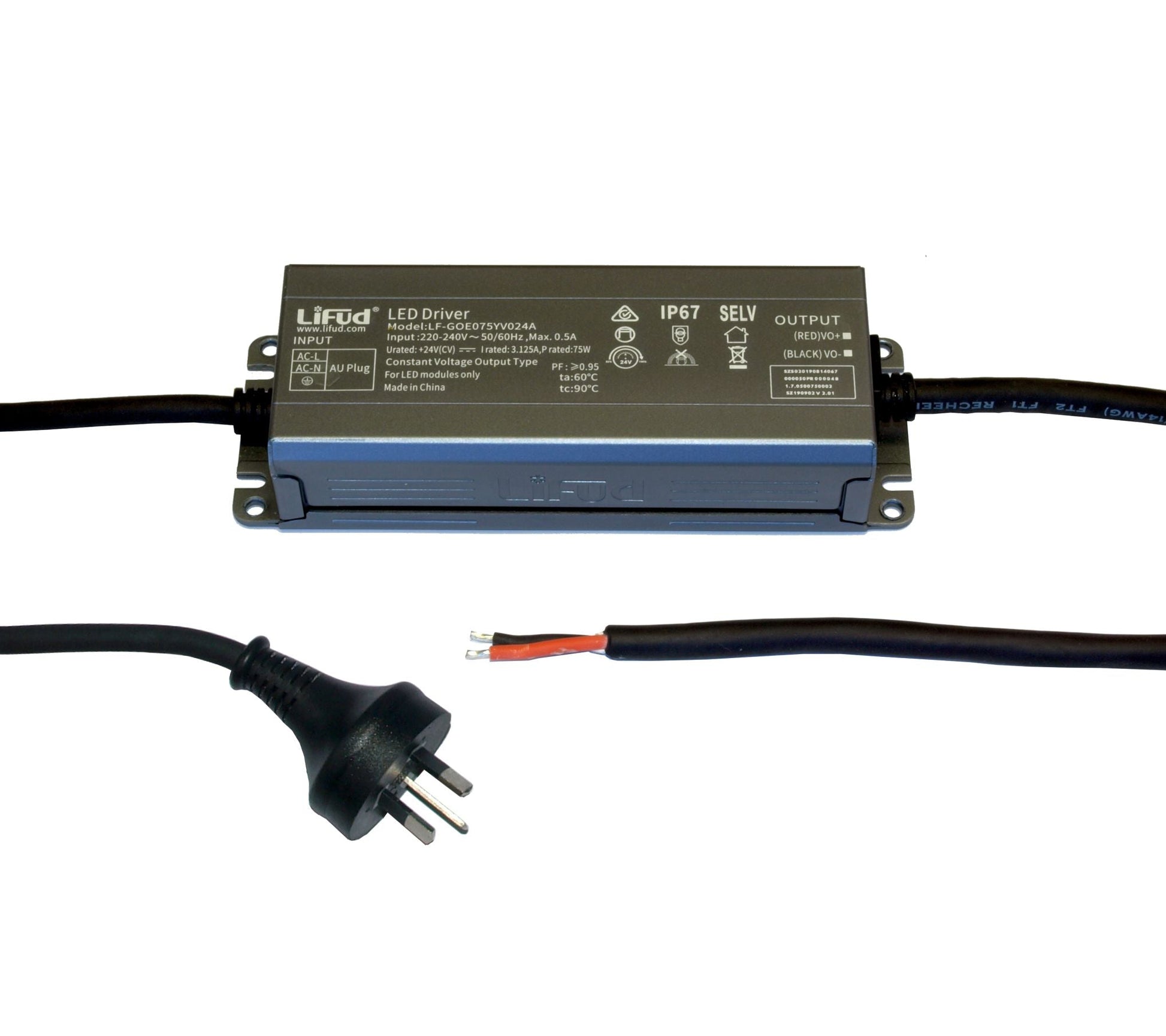 [China]LIFUD GOE Series Constant Voltage LED Driver-Ballast /Drivers-DELIGHT OptoElectronics Pte. Ltd