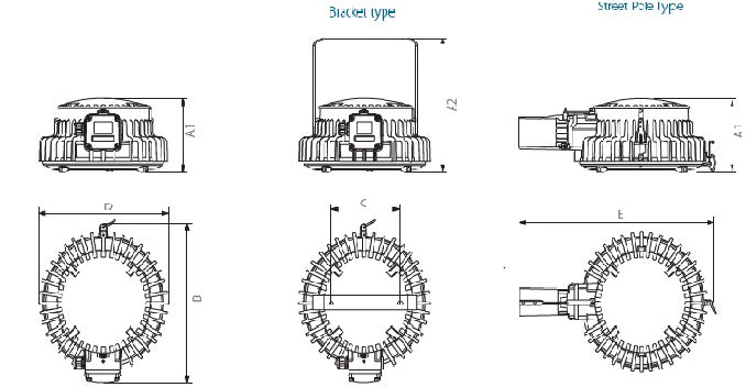 Supermec Explosion Proof Led High Bay Light-Fixture-DELIGHT OptoElectronics Pte. Ltd