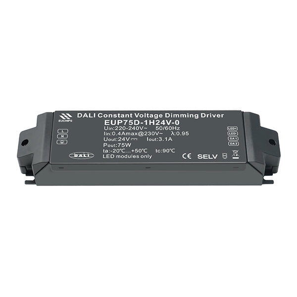 EUCHIPS EUP 1H24V-0 Series DALI Constant Voltage Dimming Driver-Ballast /Drivers-DELIGHT OptoElectronics Pte. Ltd