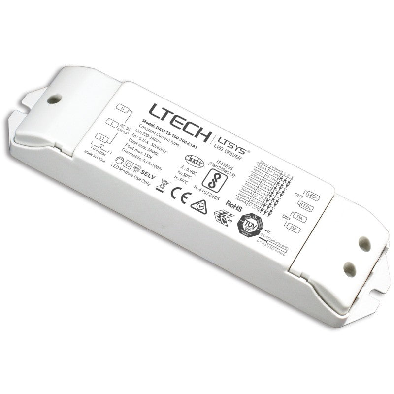 [China]LTECH DALI series CC DALI Dimmable Driver-Ballast /Drivers-DELIGHT OptoElectronics Pte. Ltd