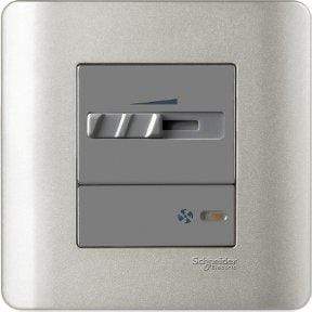 S6 Electrical Supplies Schneider 1 Gang Full Flat Fan Controller