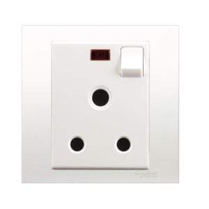 Schneider 13A 250V 1Gang Switched Socket - DELIGHT OptoElectronics Pte. Ltd