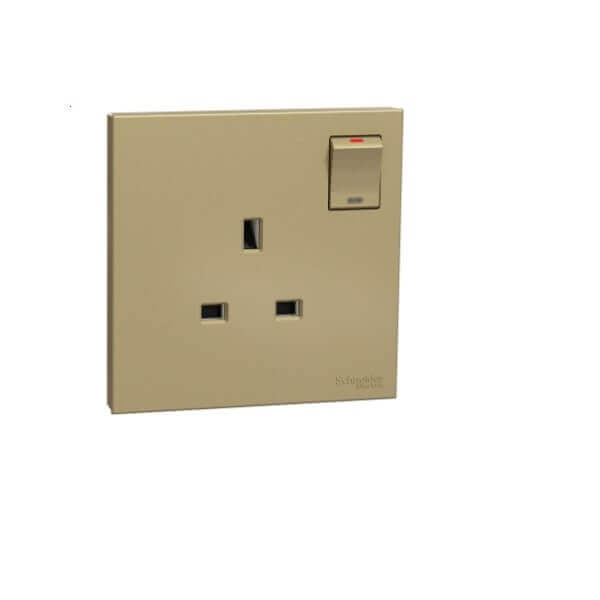 Schneider AvatarOn C, 13A 250V, Switched socket, - DELIGHT OptoElectronics Pte. Ltd