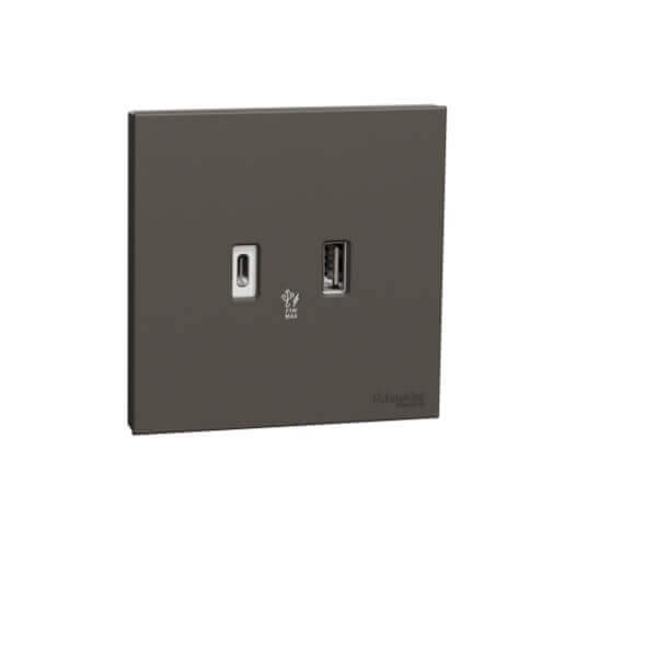 Schneider AvatarOn C, 21 W, Type A+C, USB Charger, - DELIGHT OptoElectronics Pte. Ltd