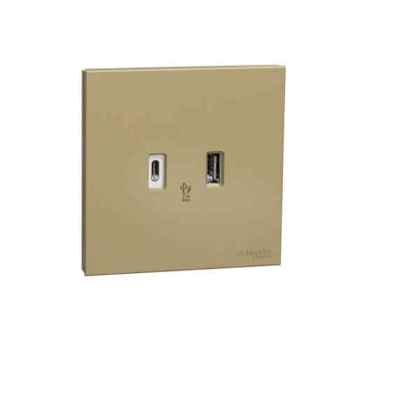 Schneider AvatarOn C, 21 W, Type A+C, USB Charger, - DELIGHT OptoElectronics Pte. Ltd