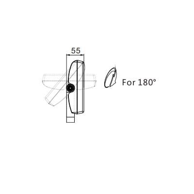 T1 Fixture [China] Square Waterproof LED Spot Light-F170A Series/IP65/ETL/CE | delight.com.sg