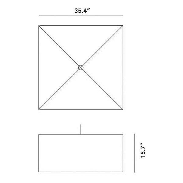 Y1 Home Decore [USA] Moooi Piet Boon Square Boon Pendant Light