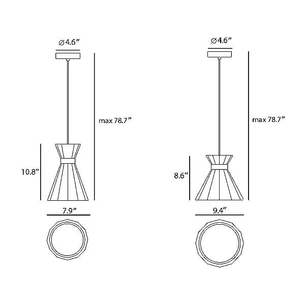 Y1 Home Decore [USA] Seed Design Castle Mermaid Pendant Light