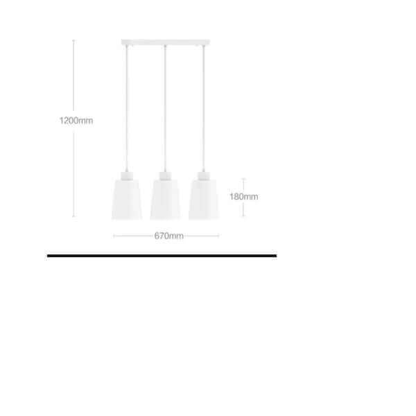 Y1 Home Decore Yeelight LED Three-head Pendant Light YLDL03YL